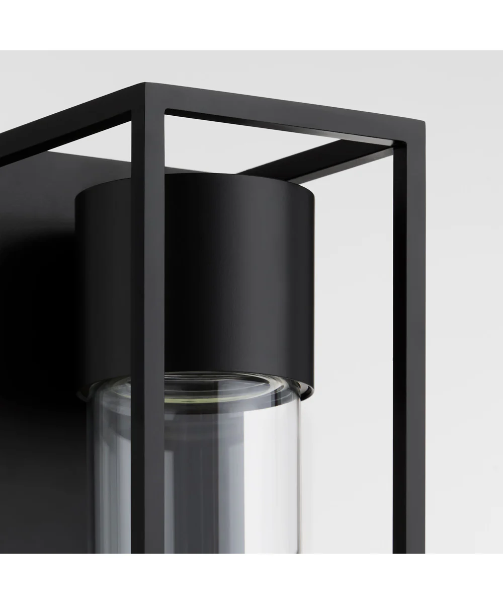 Delgado Outdoor Wall Lantern Wall Mount Light Fixture Matte Black - Image 4