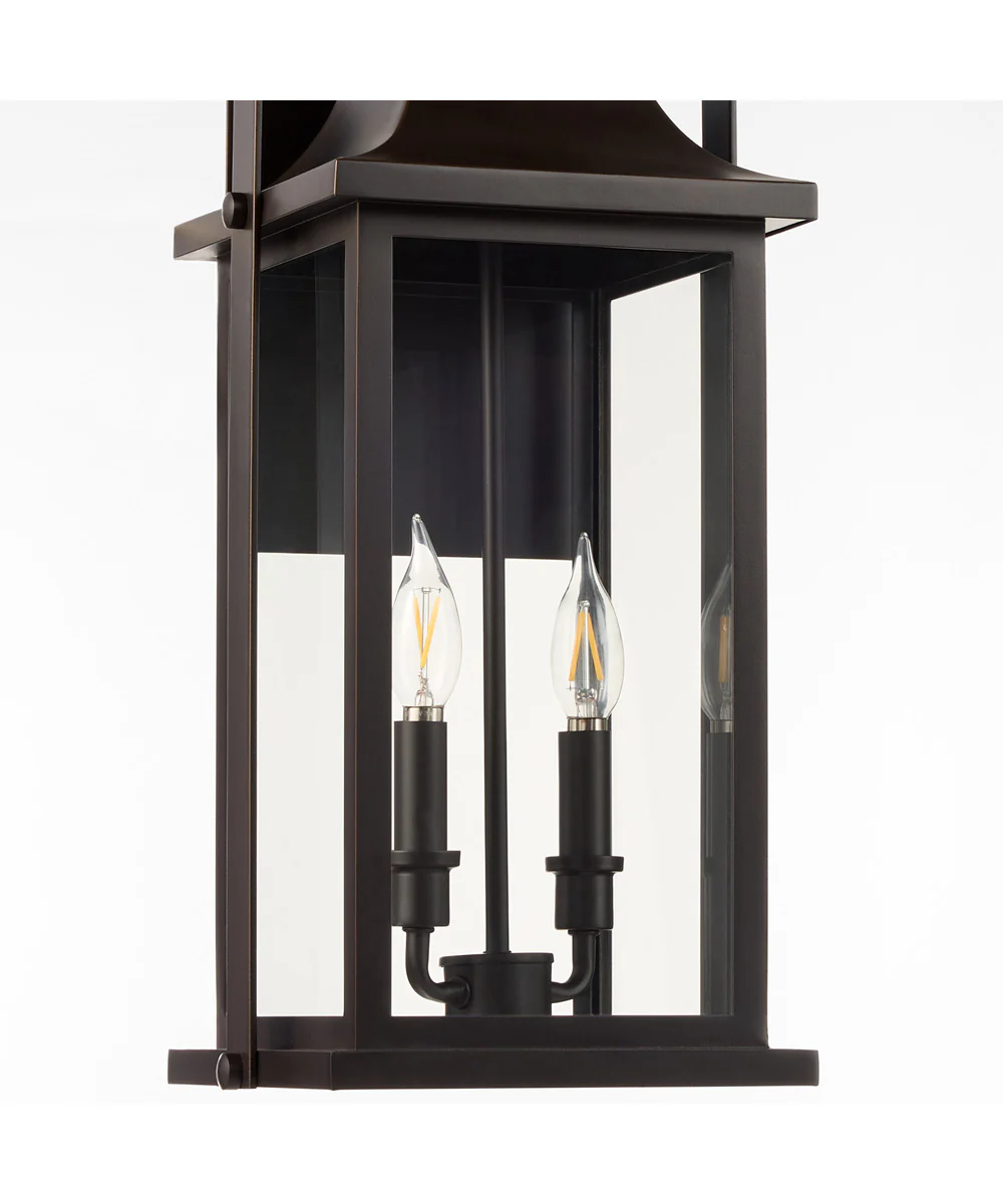 Downey Outdoor Wall Lantern Wall Mount Light Fixture Bronze - Image 3
