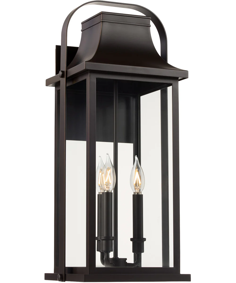 Downey Outdoor Wall Lantern Wall Mount Light Fixture Bronze - Image 2