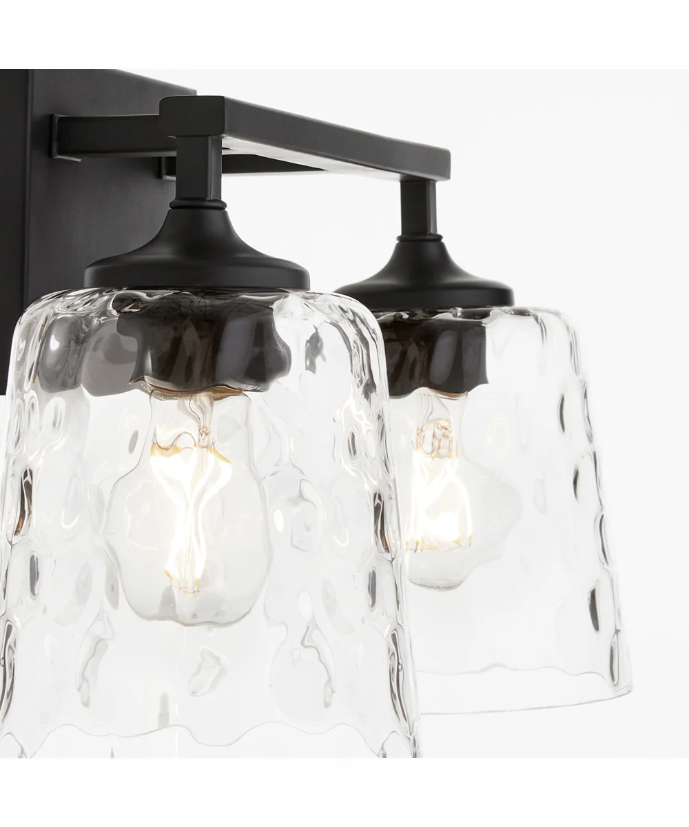 Eldorado 2-light Bath Vanity Light Matte Black - Image 4