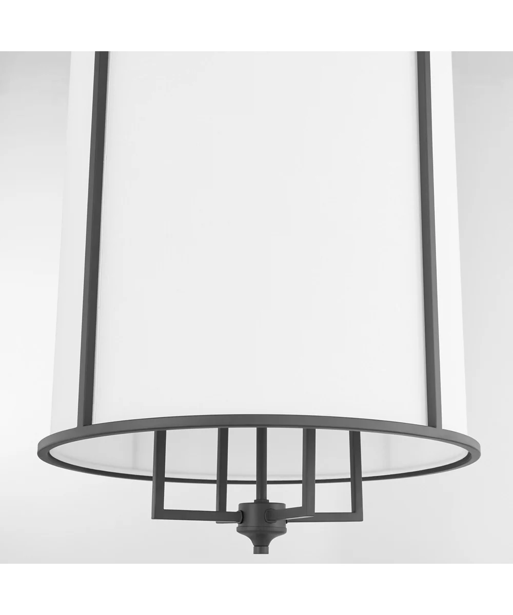 Eldorado 4-light Entry Foyer Hall Chandelier Matte Black - Image 3