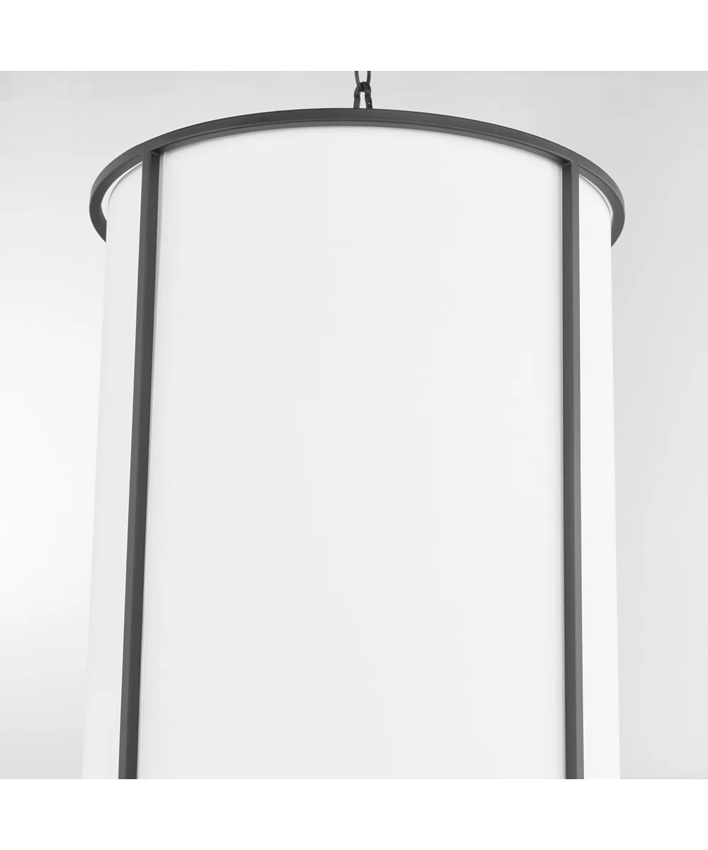 Eldorado 4-light Entry Foyer Hall Chandelier Matte Black - Image 4
