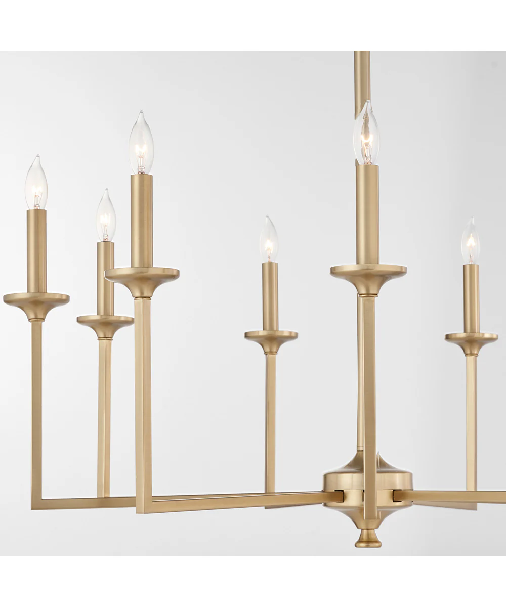 Eldorado 9-light Chandelier Aged Brass - Image 3