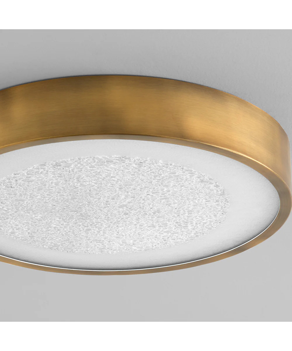 Floe 1-light LED Ceiling Flush Mount Brushed Brass - Image 4