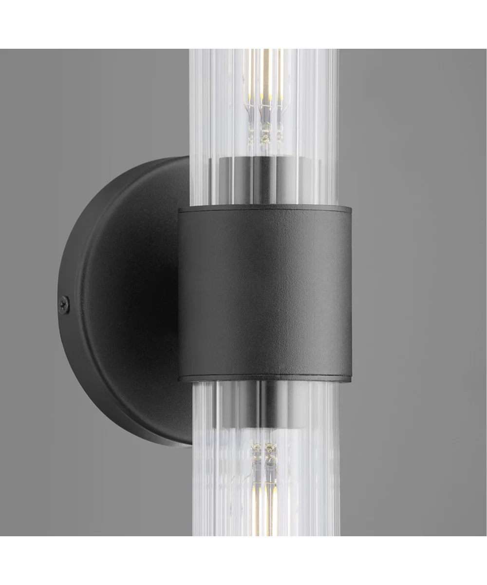 Fuze 2-light Wall Mount Light Fixture Textured Black - Image 6