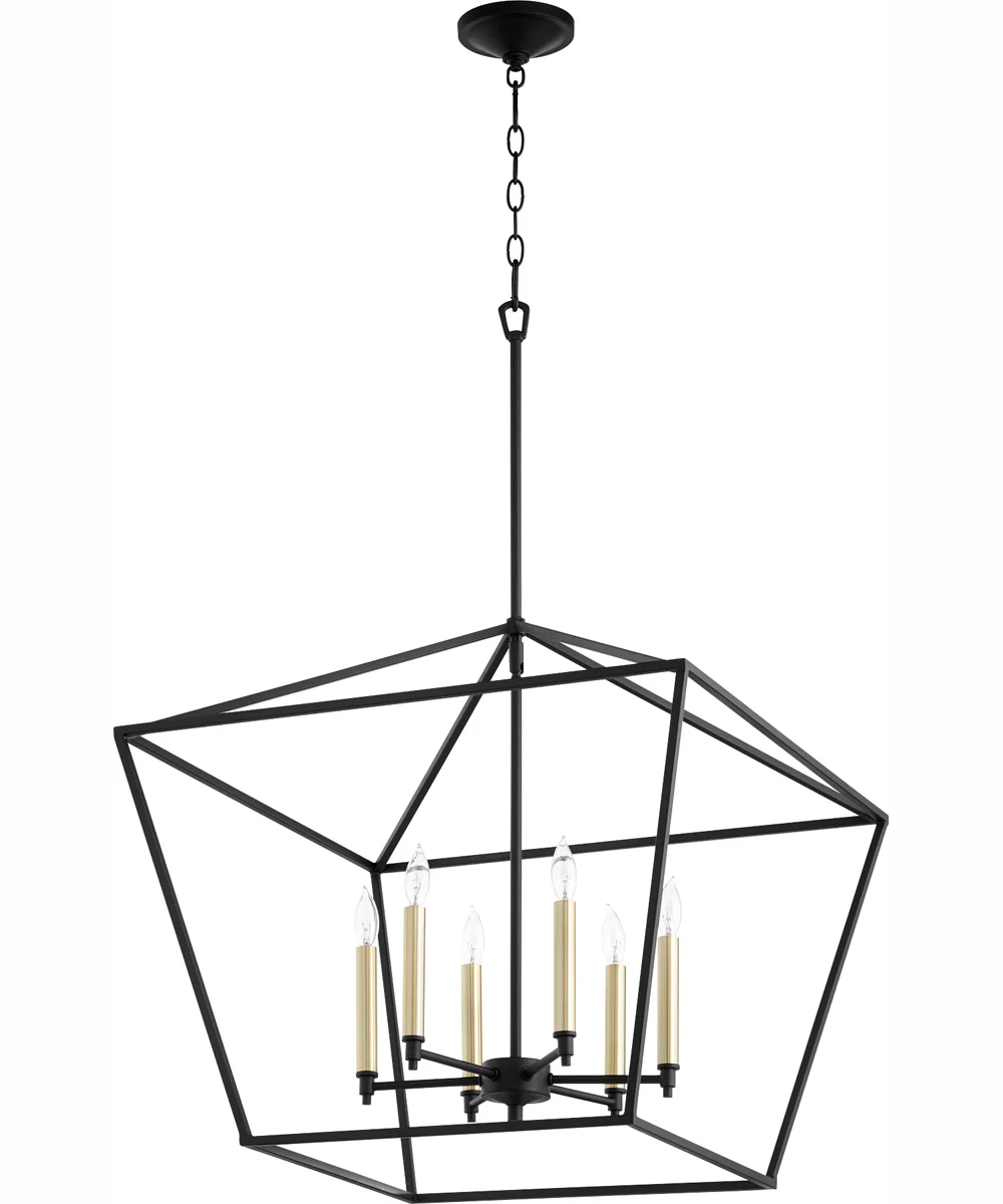 Gabriel 6-light Nook Chandelier Textured Black - Image 3