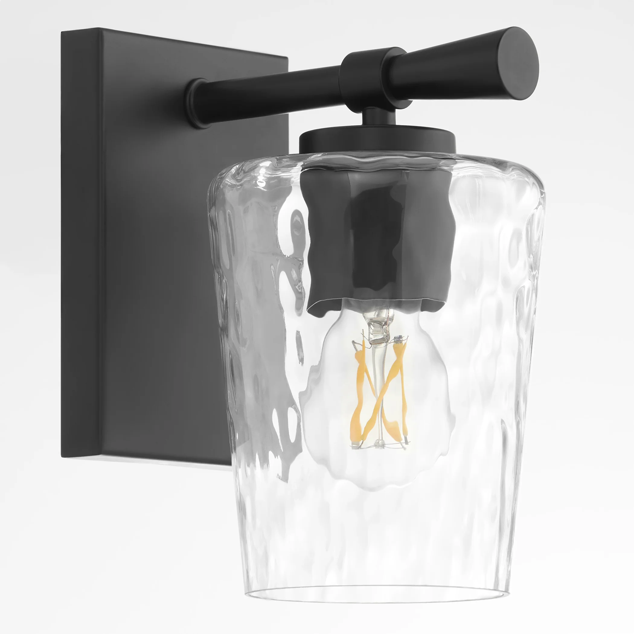 Goodwin 1-light Wall Mount Light Fixture Matte Black - Image 3