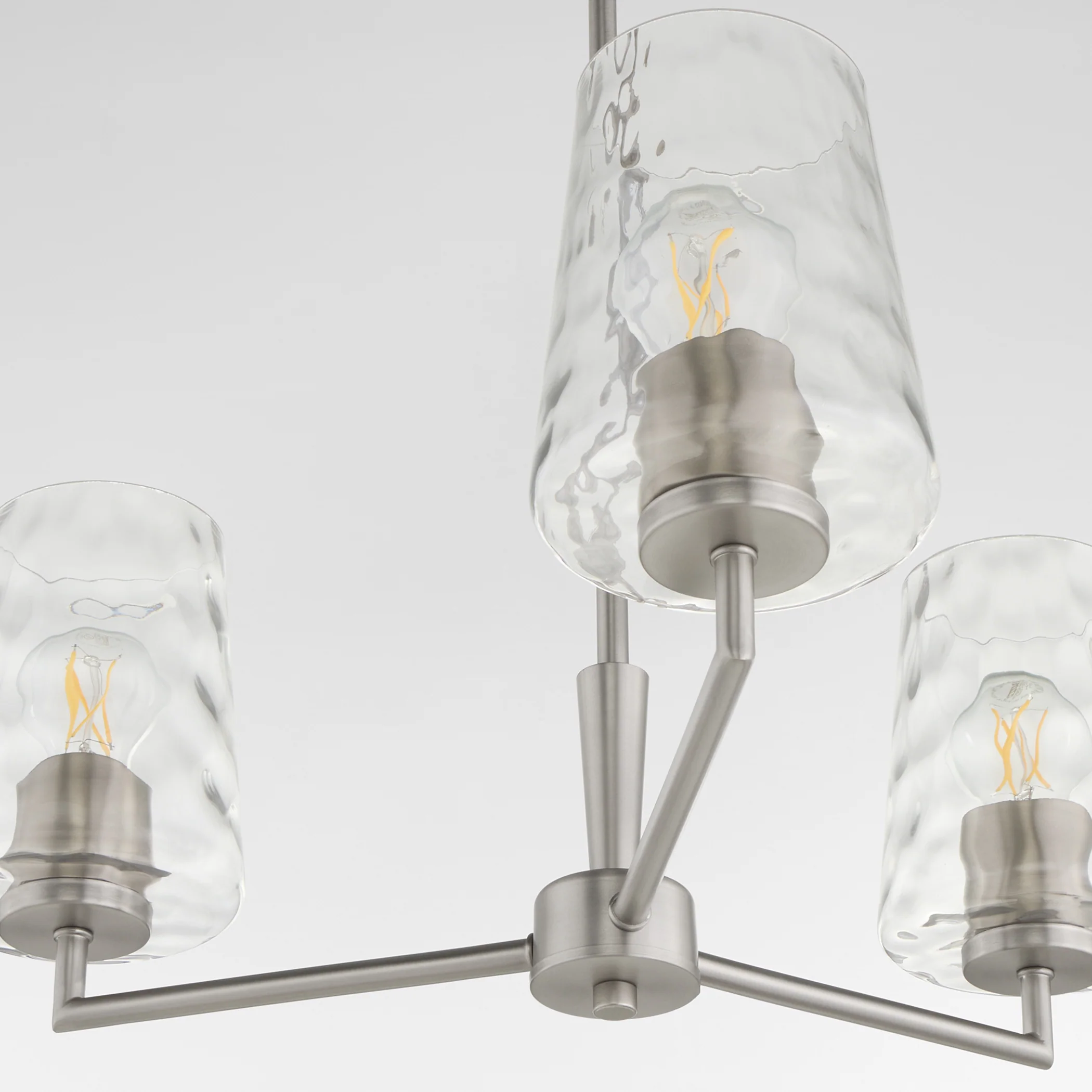 Goodwin 3-light Chandelier Satin Nickel - Image 4
