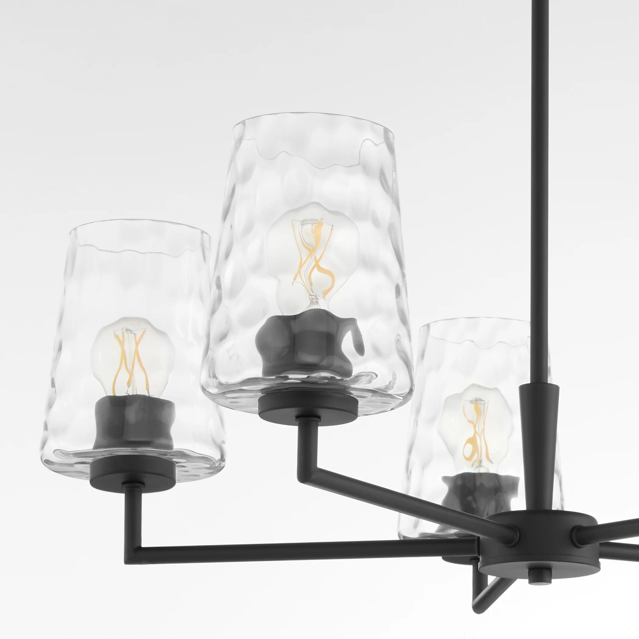 Goodwin 5-light Chandelier Matte Black - Image 3