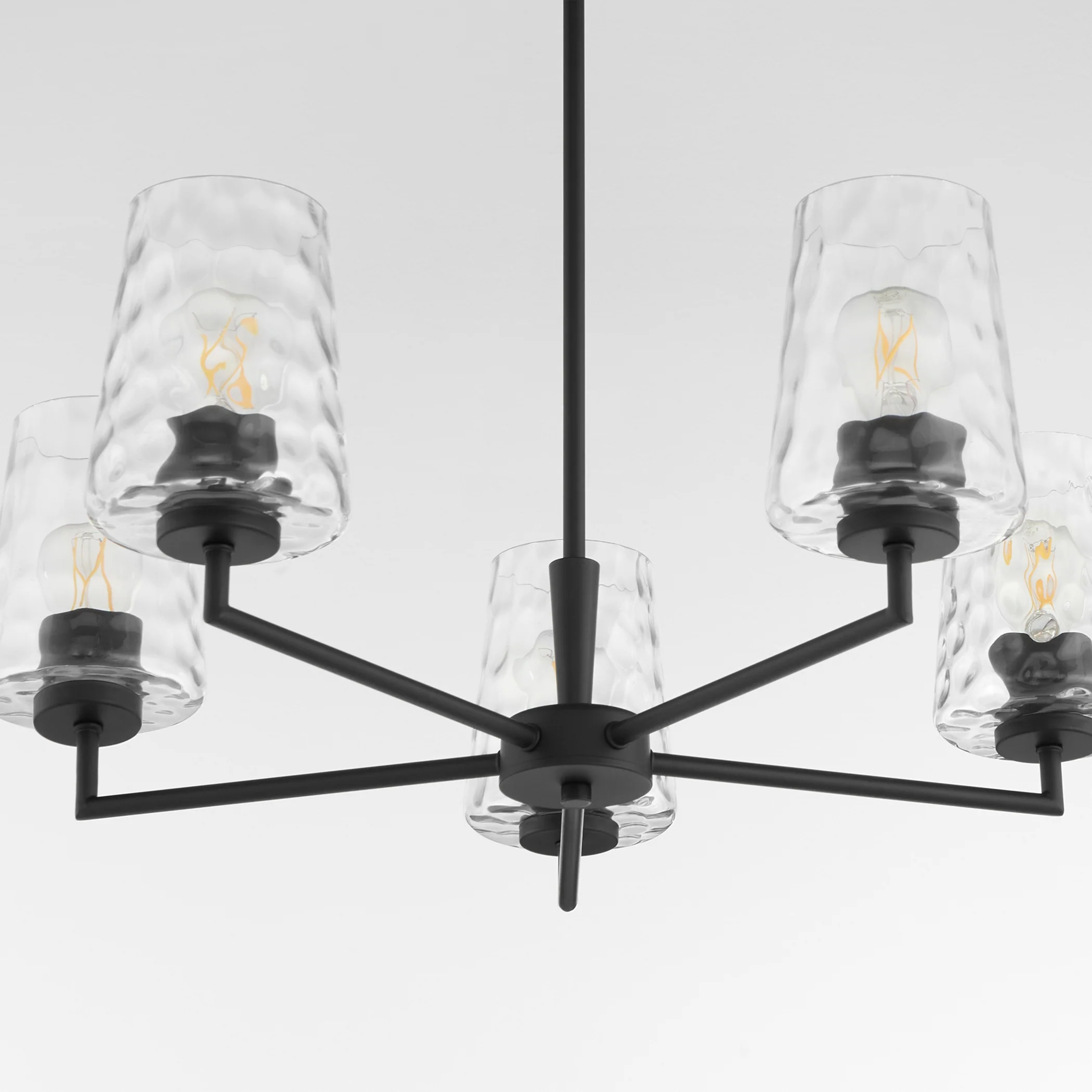 Goodwin 5-light Chandelier Matte Black - Image 4