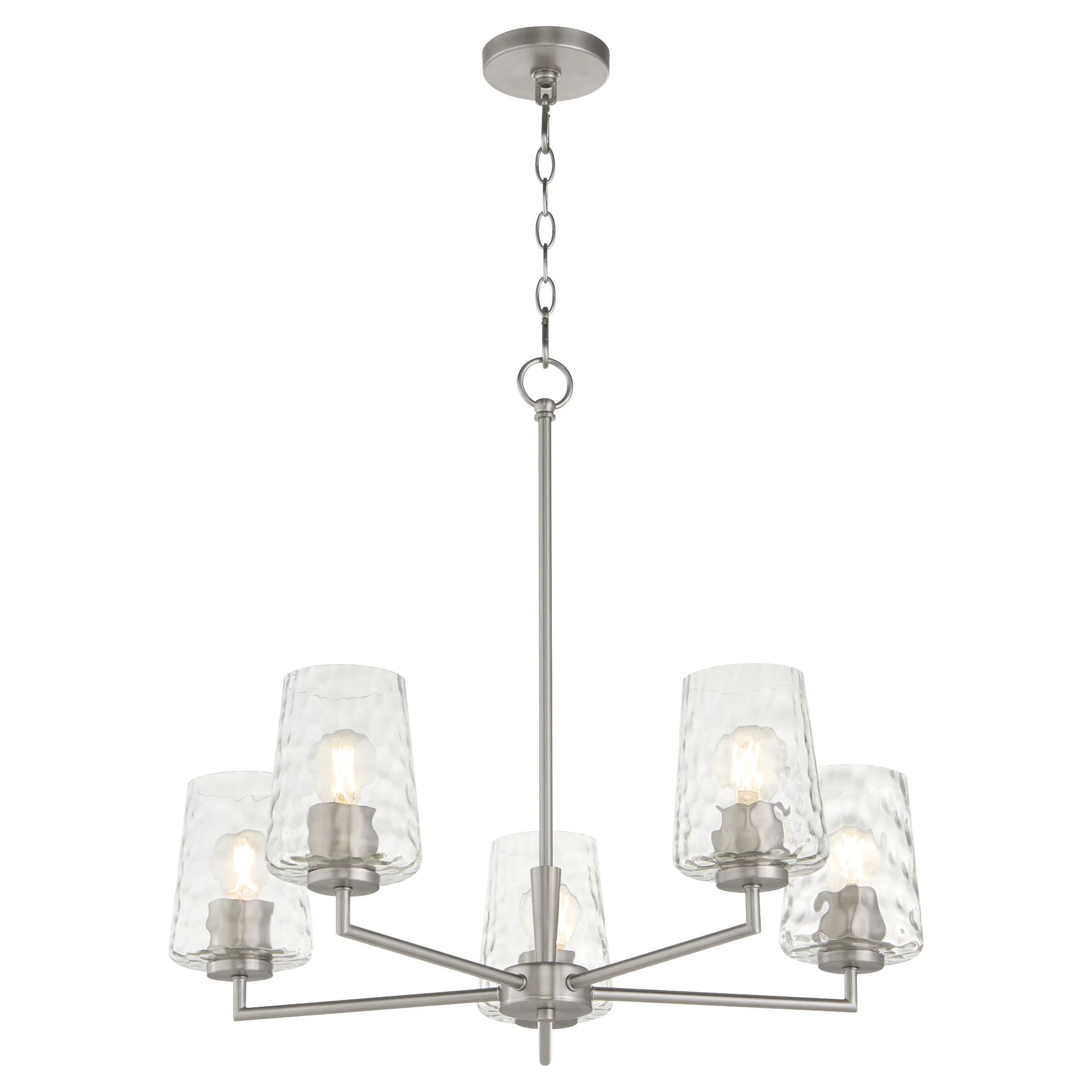 Goodwin 5-light Chandelier Satin Nickel - Image 2