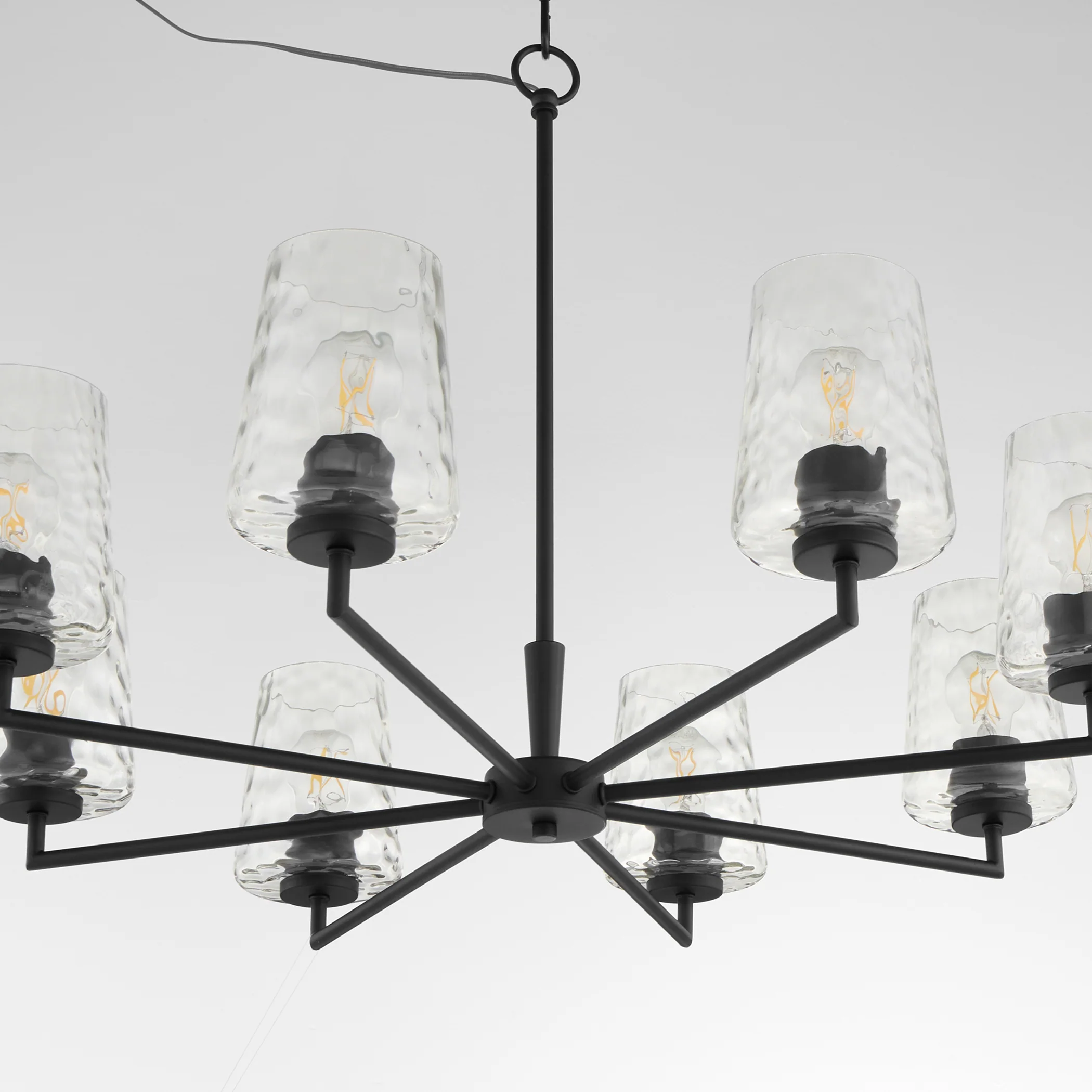 Goodwin 8-light Chandelier Matte Black - Image 4