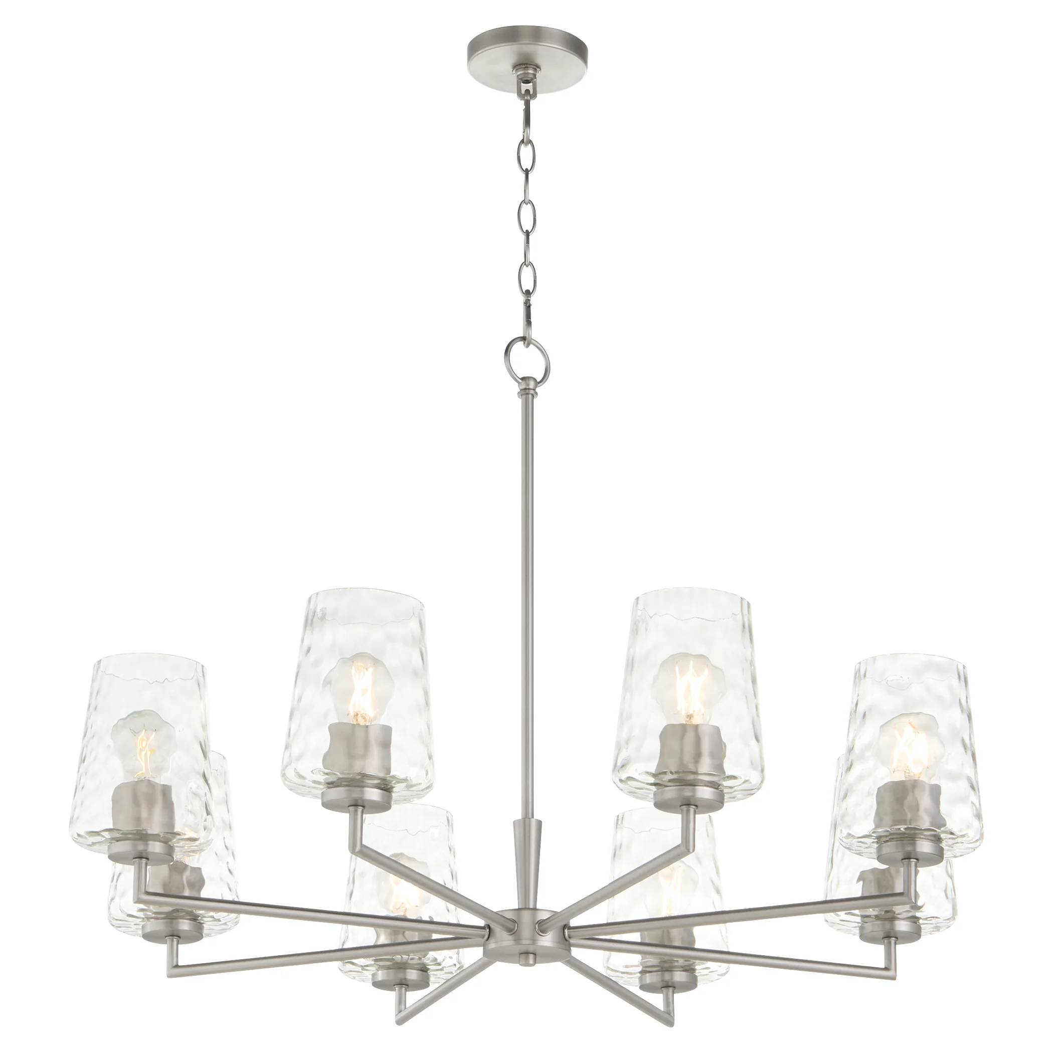 Goodwin 8-light Chandelier Satin Nickel - Image 2