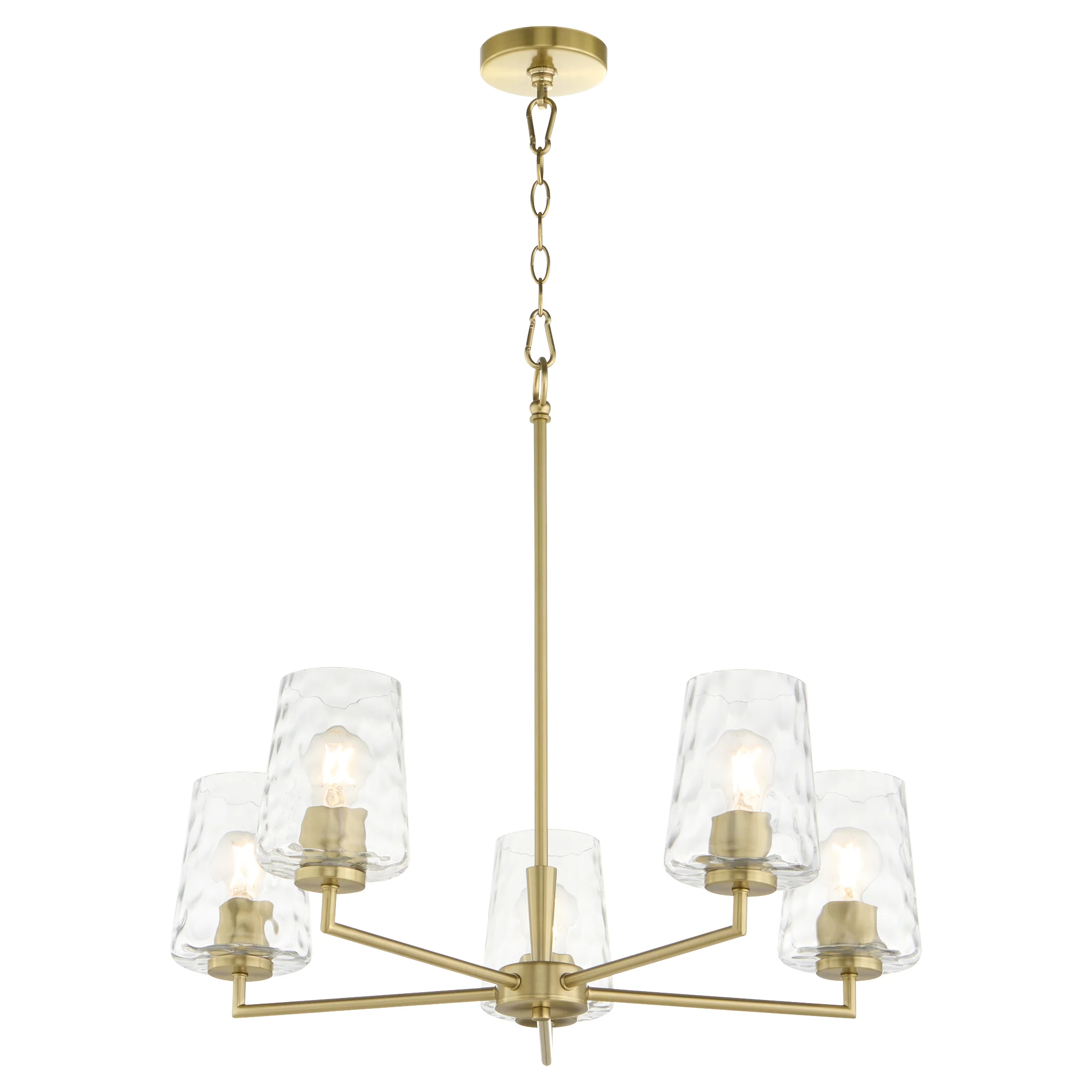 Goodwin Chandelier Aged Brass - Image 2