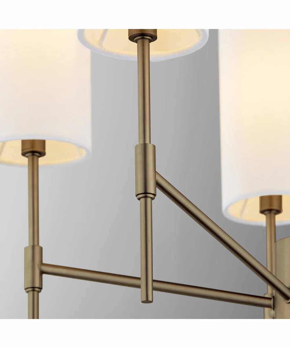 Hamilton 5-light Chandelier Dark Brass - Image 3