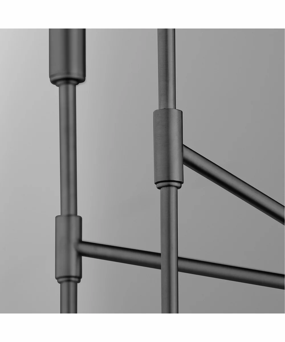 Hamilton 5-light Chandelier Matte Black - Image 7