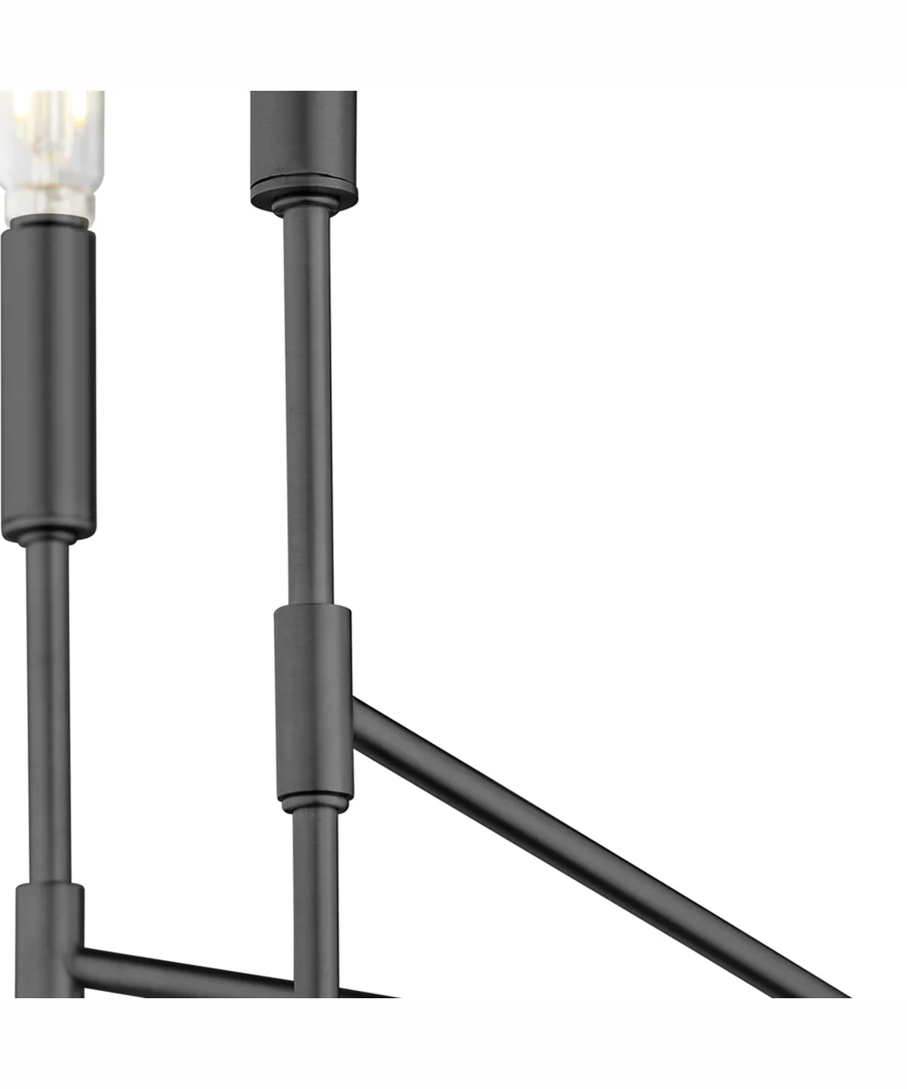 Hamilton 5-light Chandelier Matte Black - Image 8