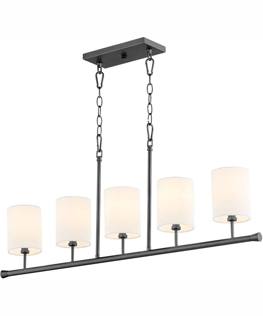Harmony 5-light Chandelier Matte Black - Image 2