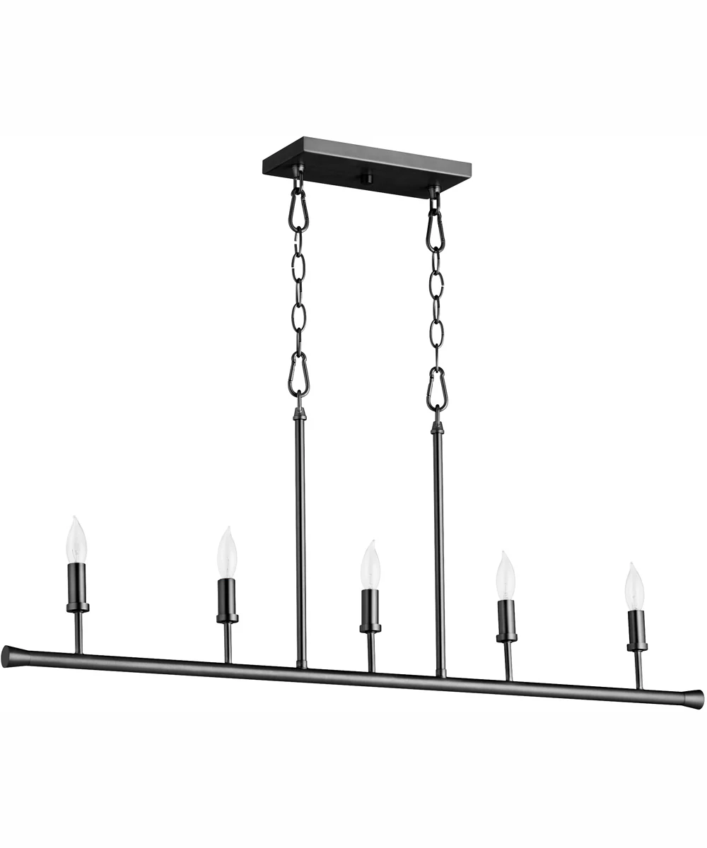 Harmony 5-light Chandelier Matte Black - Image 3