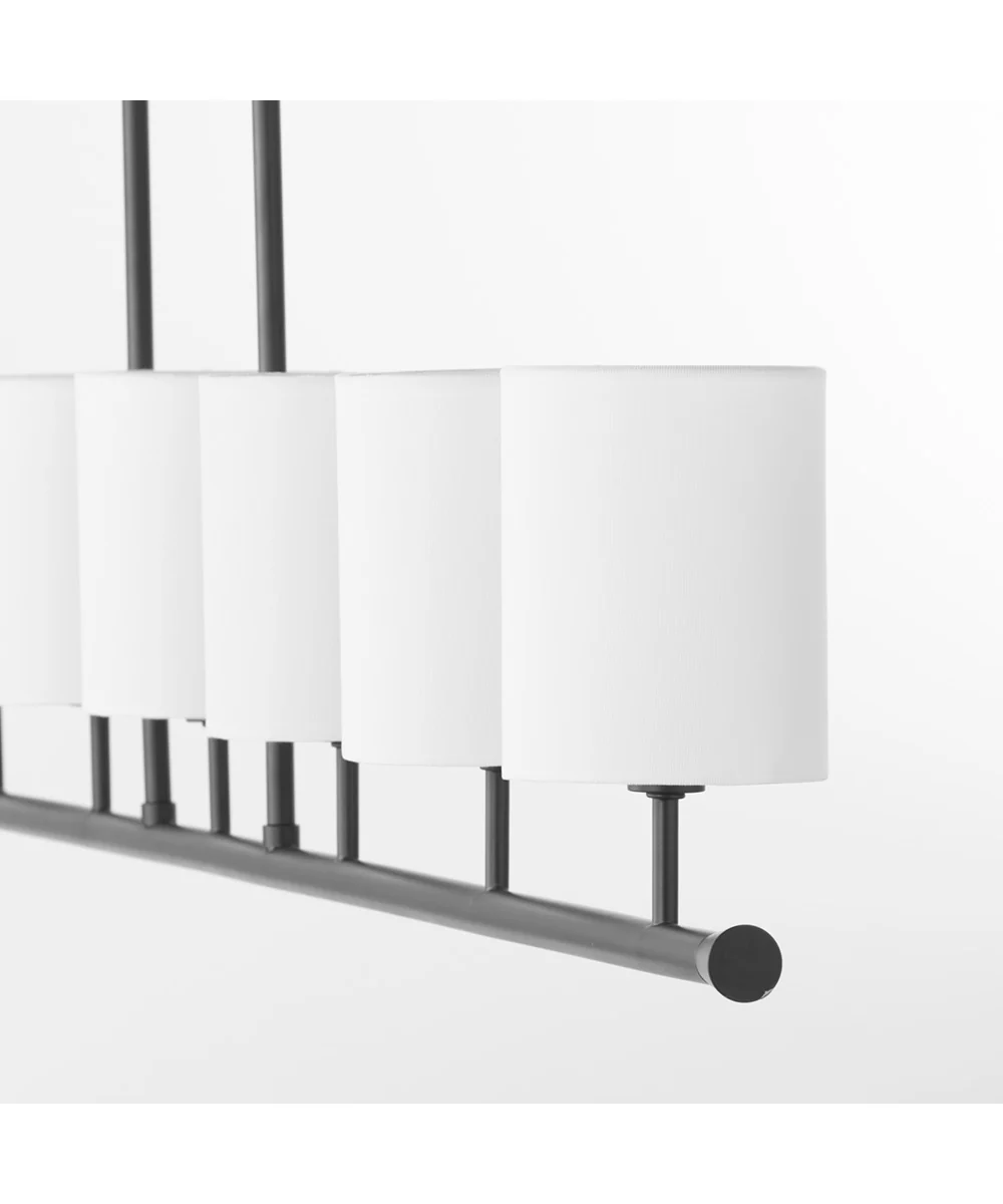 Harmony 7-light Chandelier Matte Black - Image 3