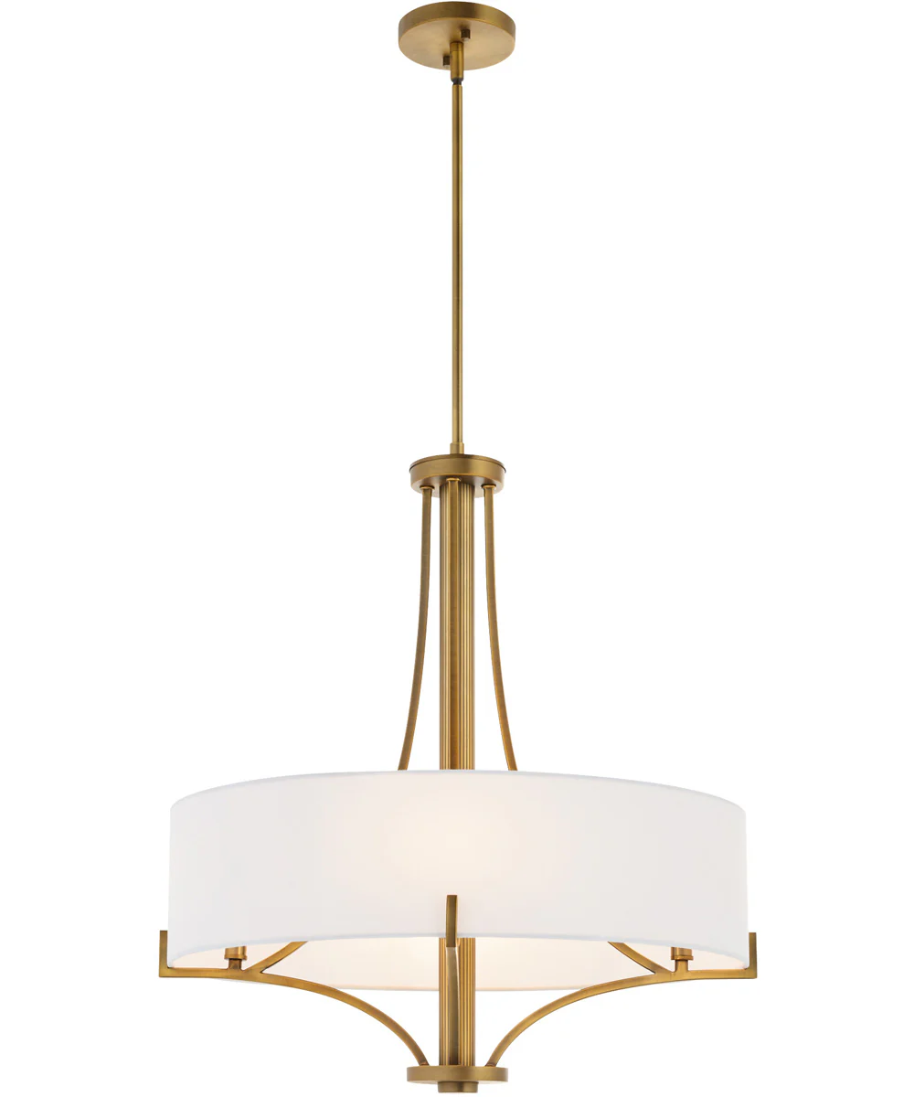 Imperial 4-light Pendant Brushed Brass - Image 2