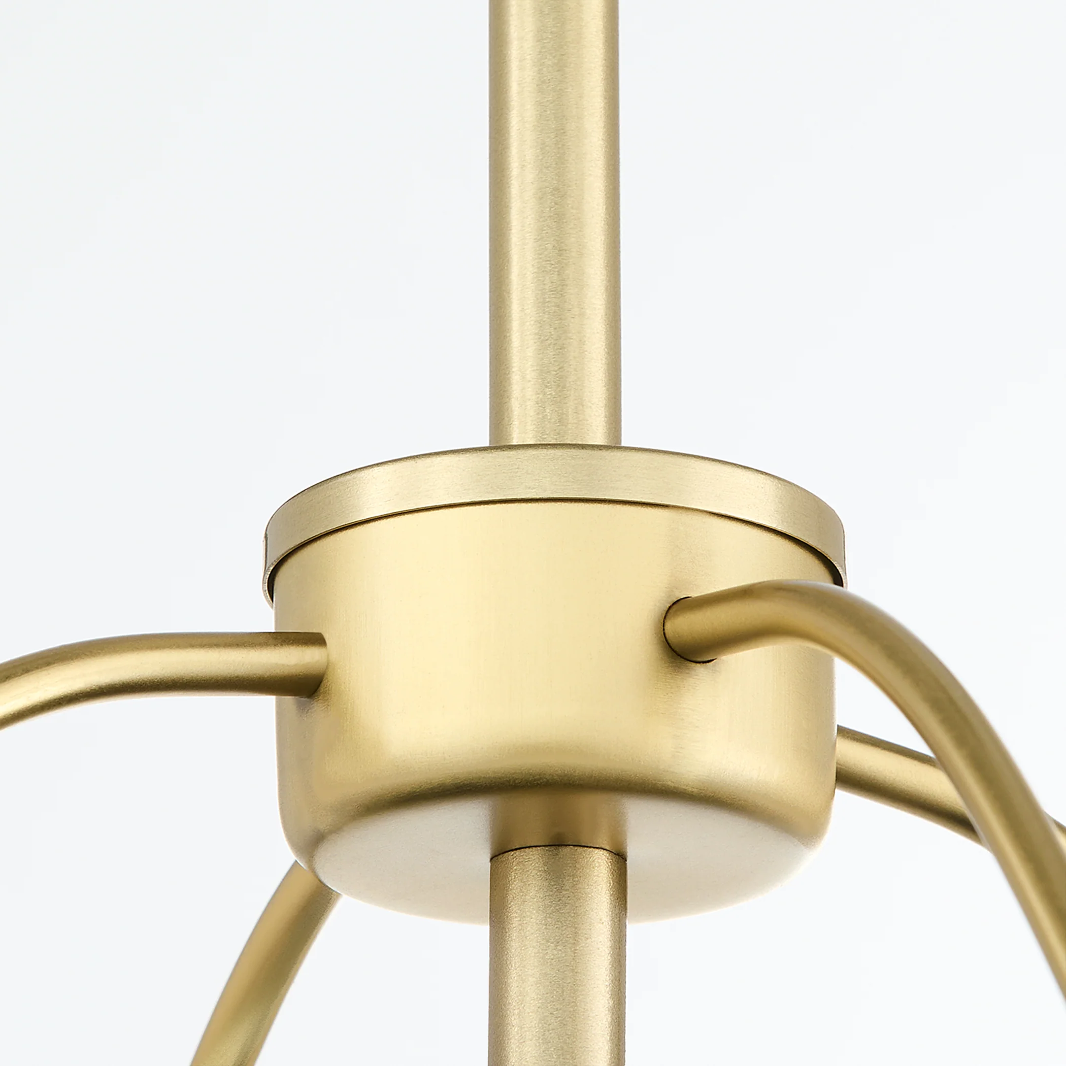 Jamie 1-light Pendant Matte Black w/ Aged Brass - Image 4