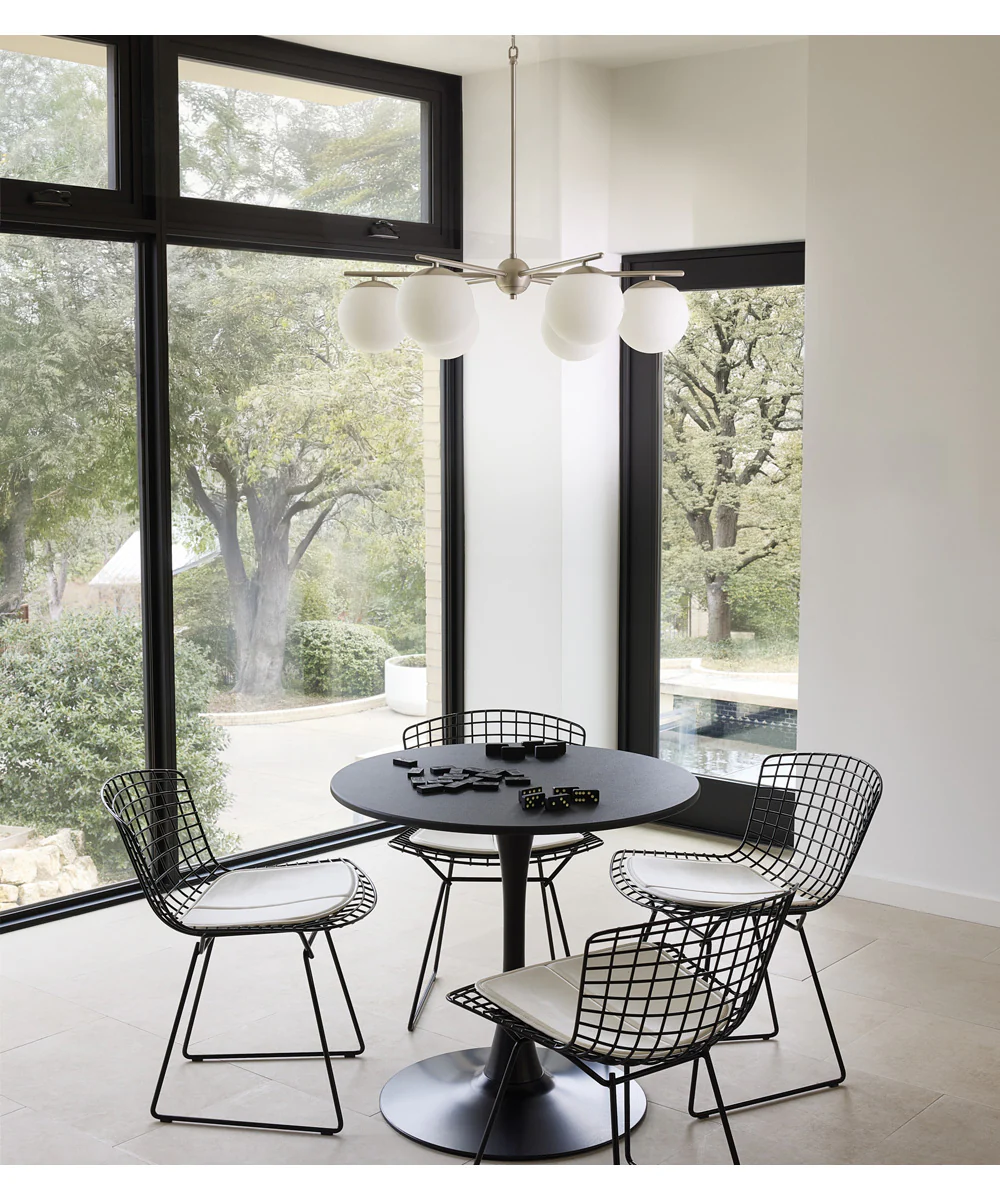 Jasper 6-light Chandelier Satin Nickel - Image 5
