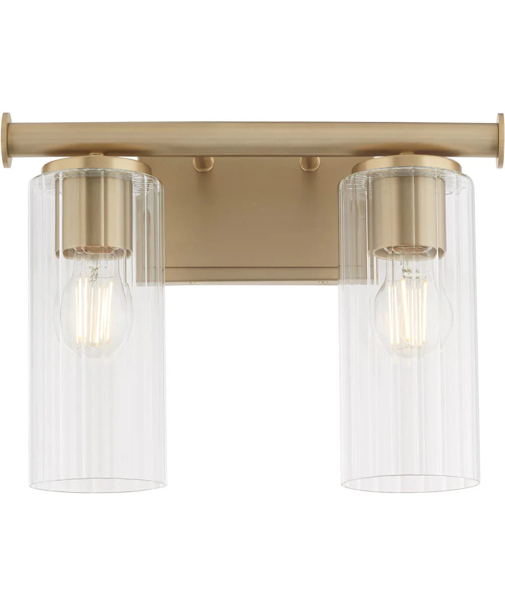 Tamara Day's Mercier 2-light Bath Vanity Light Aged Brass - Image 3