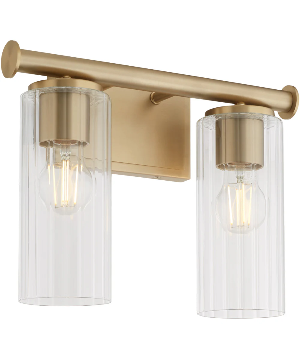 Tamara Day's Mercier 2-light Bath Vanity Light Aged Brass - Image 4