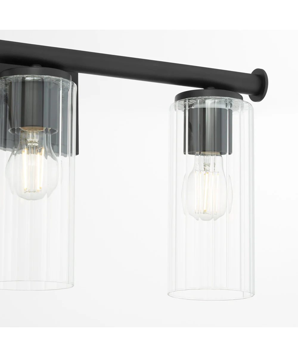 Tamara Day's Mercier 3-light Bath Vanity Light Matte Black - Image 4