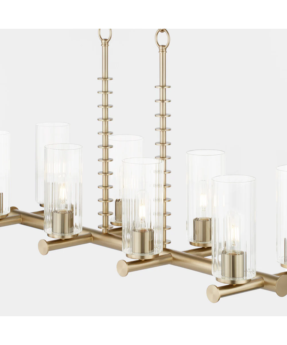 Tamara Day's Mercier 8-light Chandelier Aged Brass - Image 5