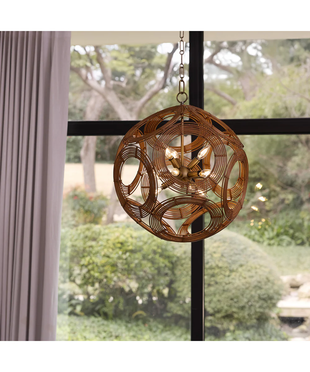 Kalio 12-light Pendant Brushed Brass - Image 7