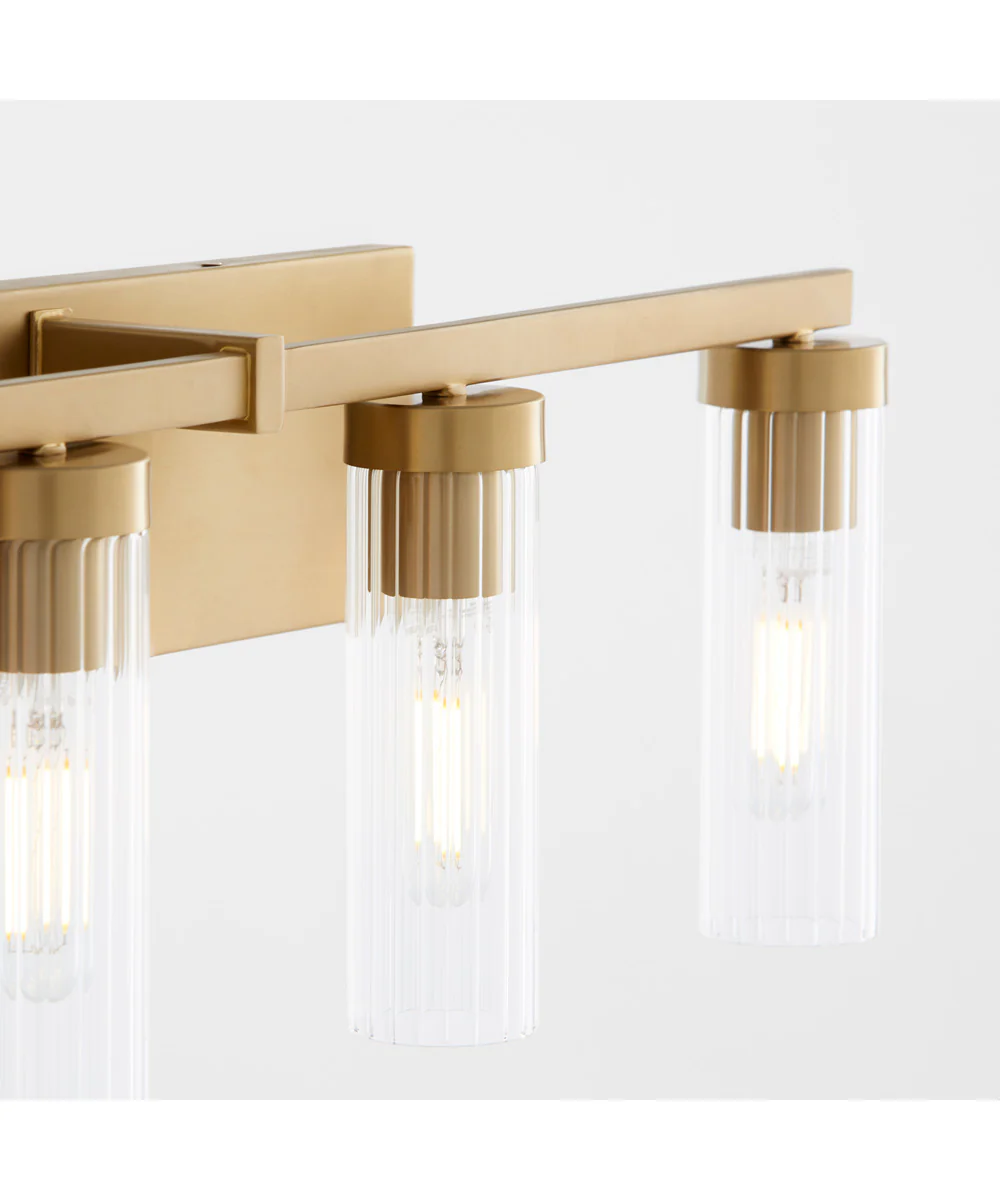 Kilbey 5-light Bath Vanity Light Aged Brass - Image 3