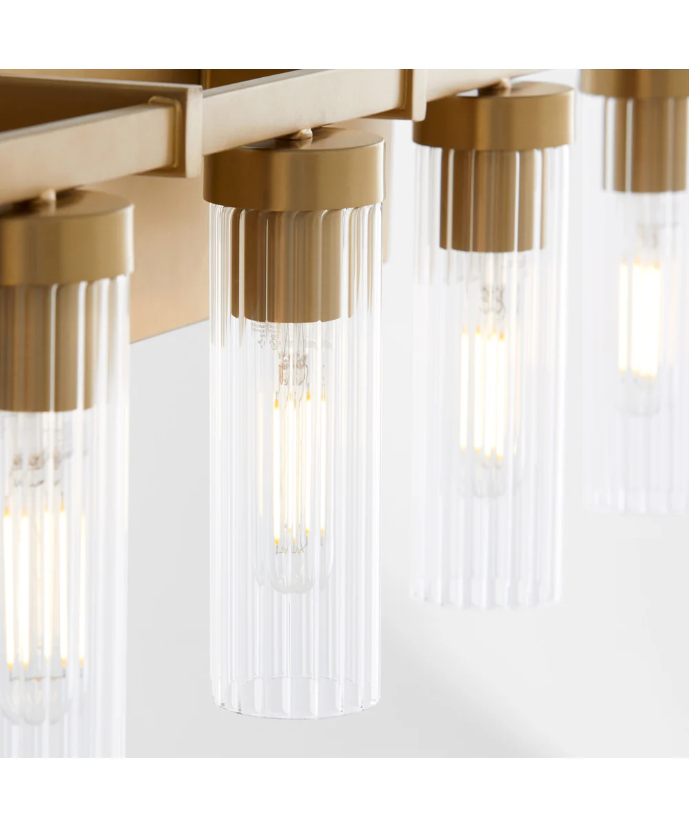 Kilbey 5-light Bath Vanity Light Aged Brass - Image 4