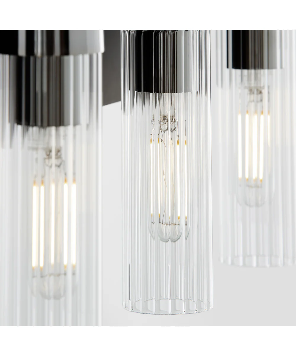 Kilbey 5-light Bath Vanity Light Matte Black - Image 3