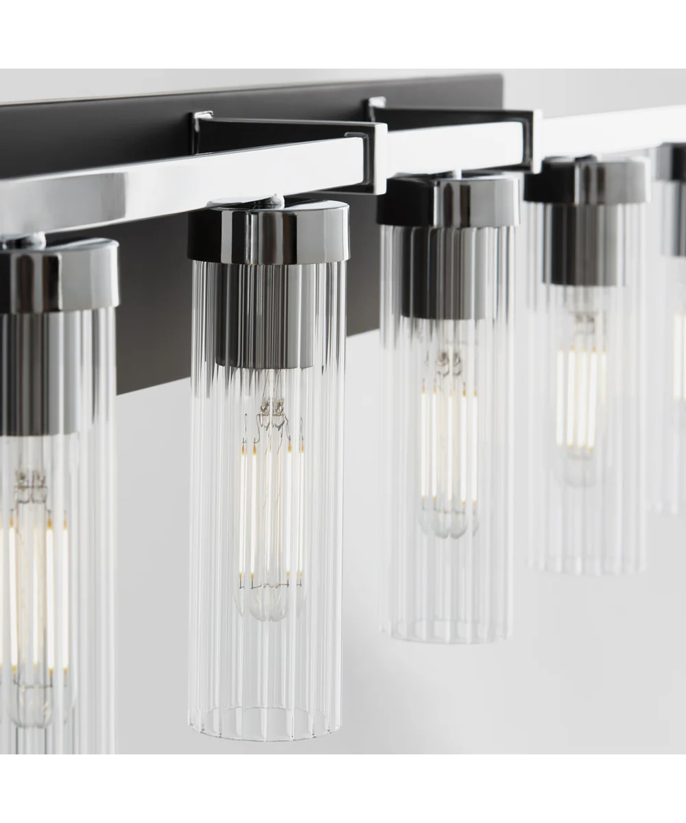Kilbey 5-light Bath Vanity Light Matte Black - Image 4