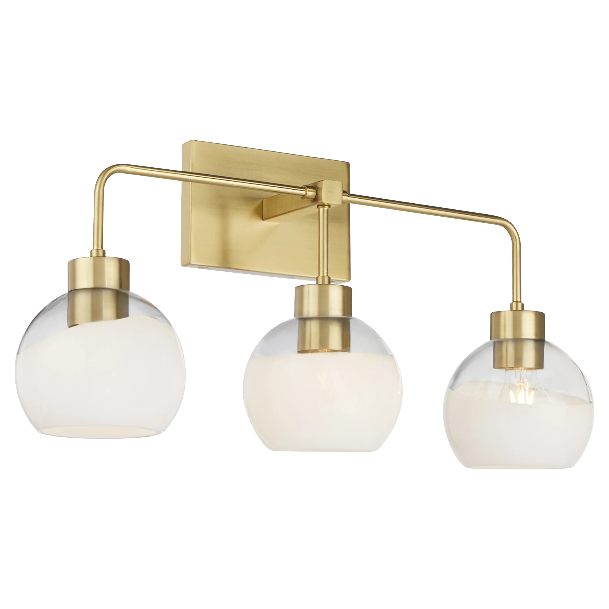 Lacy 3-light Bath Vanity Light Aged Brass - Image 2