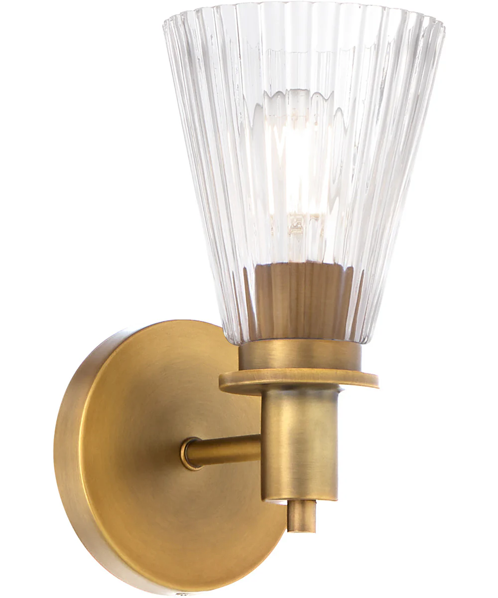 Lawton 1-light Wall Mount Light Fixture Brushed Brass - Image 2