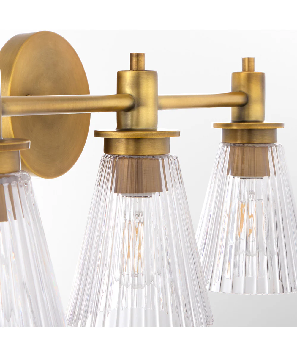 Lawton 3-light Bath Vanity Light Brushed Brass - Image 3
