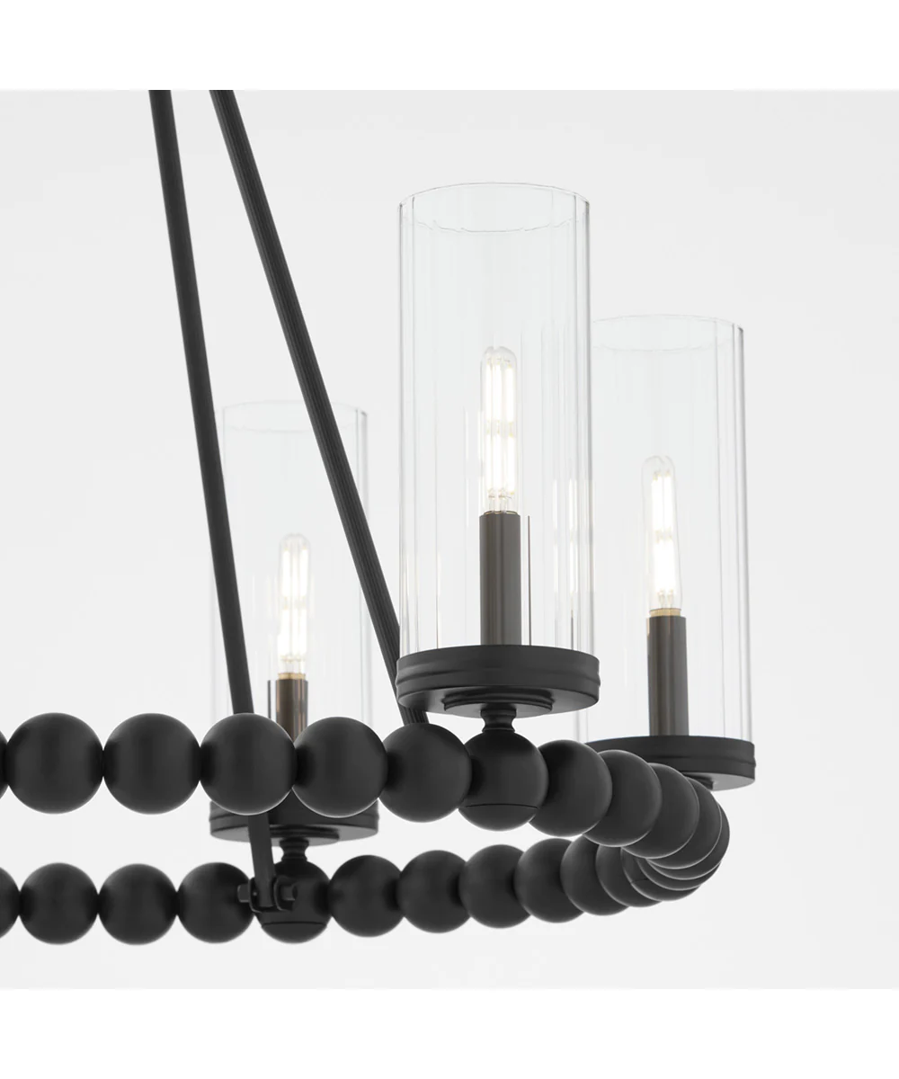 Tamara Day's Lee Boulevard 6-light Chandelier Matte Black - Image 5