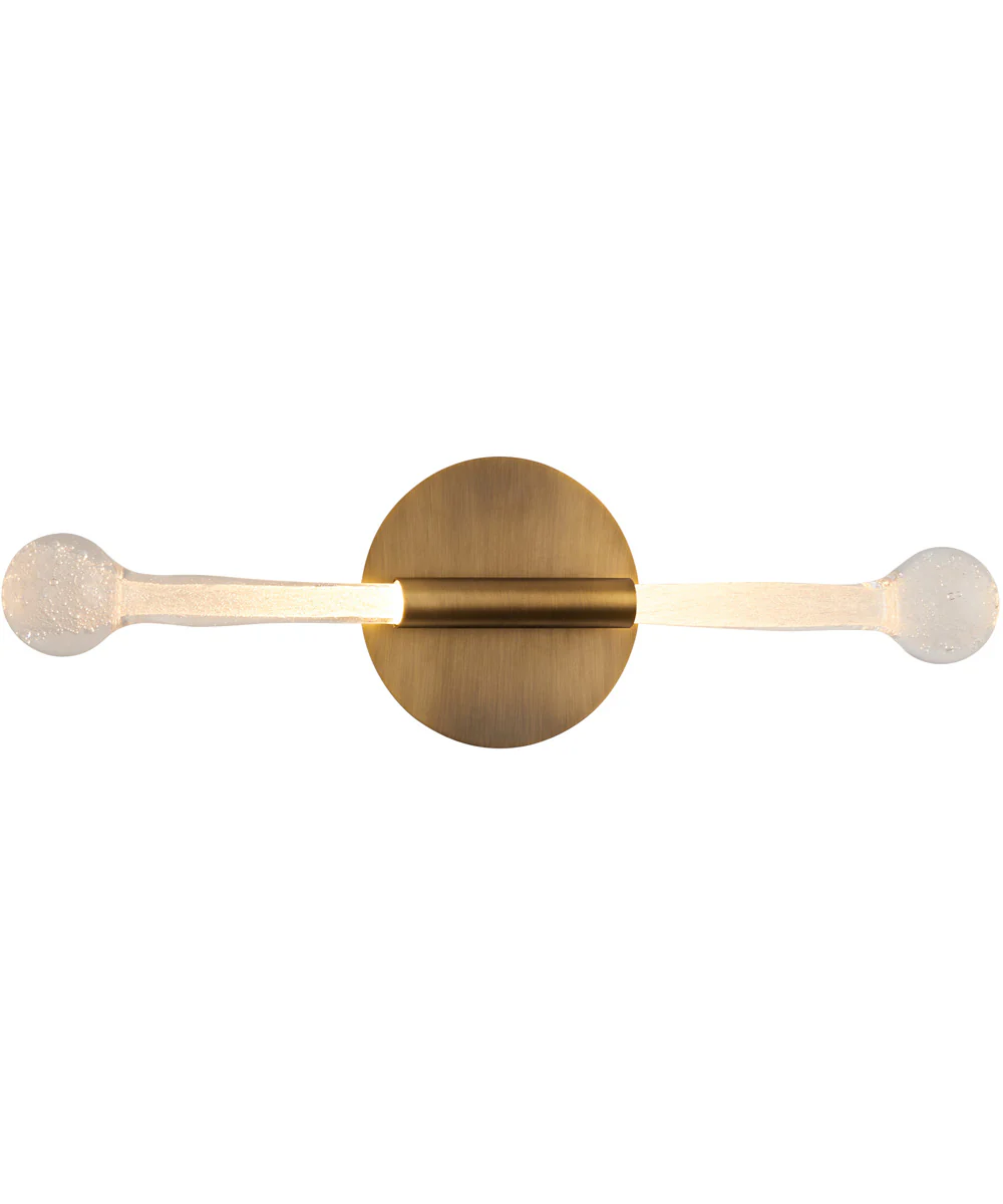 Manhattan 2-light LED Sconce Brushed Brass - Image 4