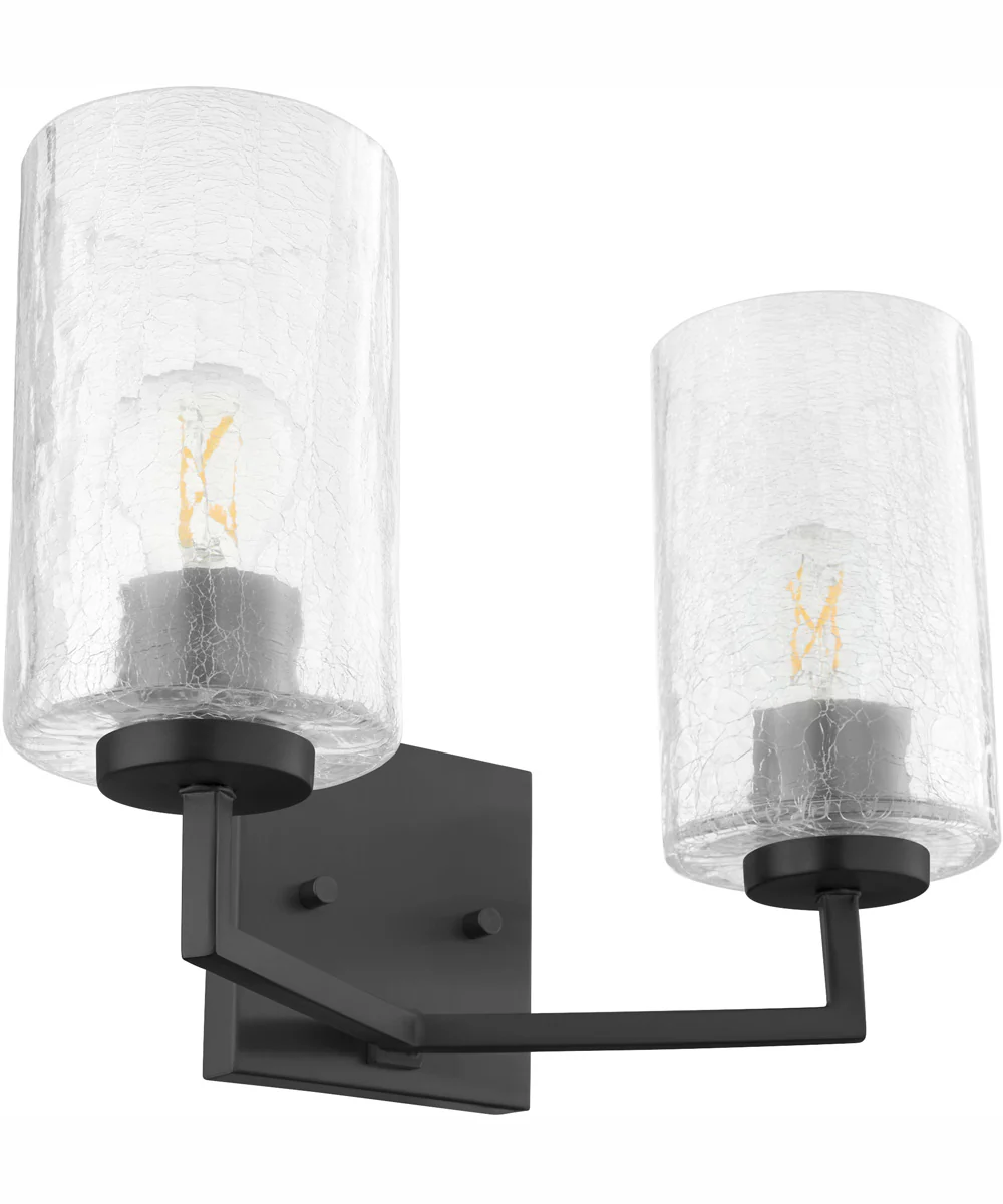 Merrick 2-light Wall Mount Light Fixture Matte Black - Image 3