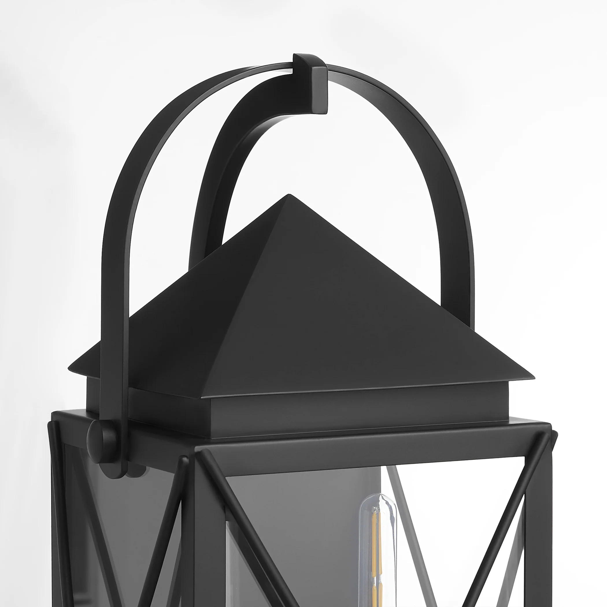 Mystic 2-light Outdoor Wall Lantern Matte Black - Image 3