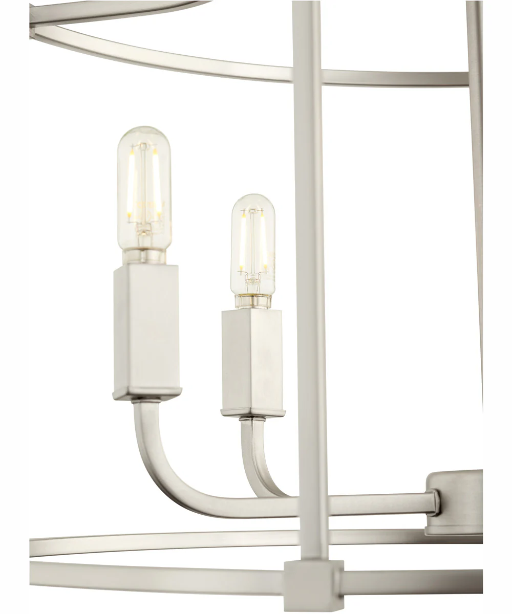 Olympus 5-light Nook Chandelier Satin Nickel - Image 3