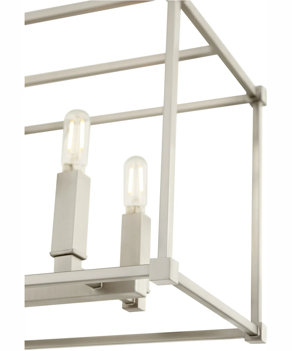 Olympus 8-light Pendant Satin Nickel - Image 3