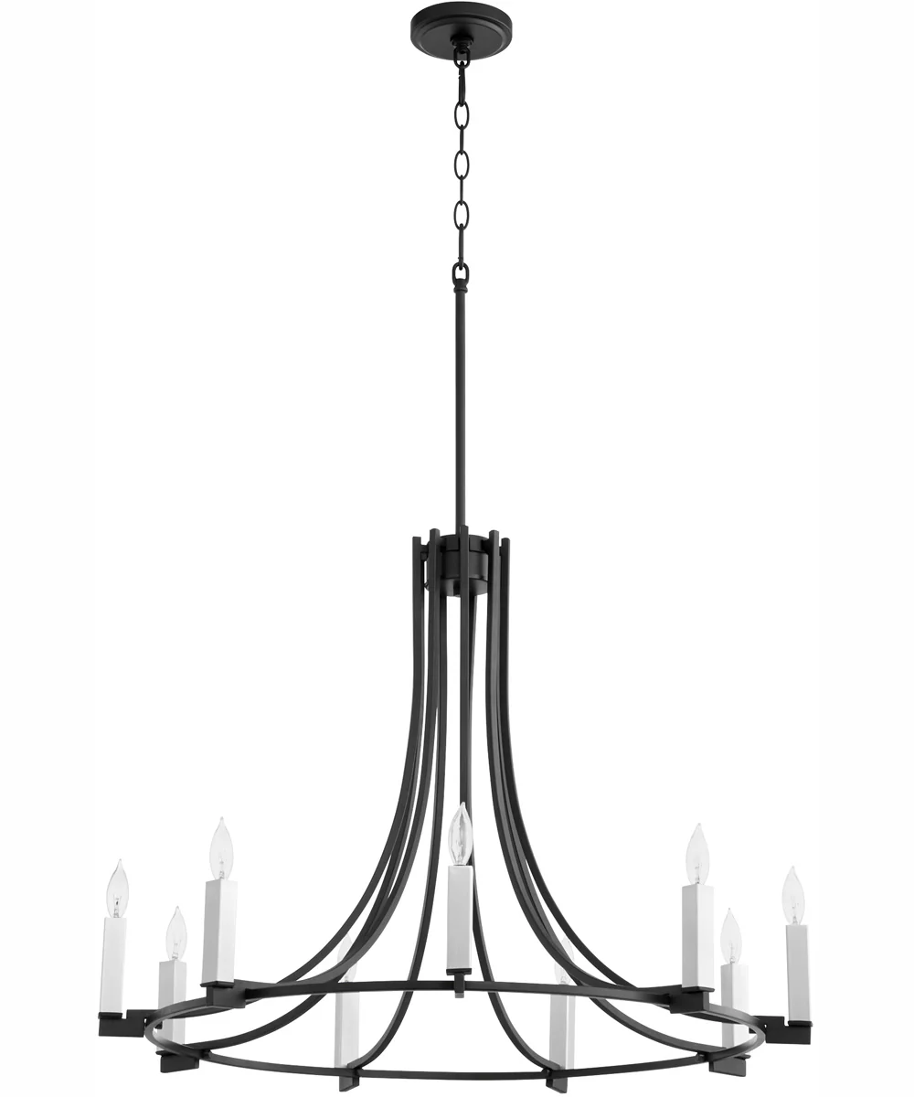 Olympus 9-light Chandelier Textured Black - Image 5