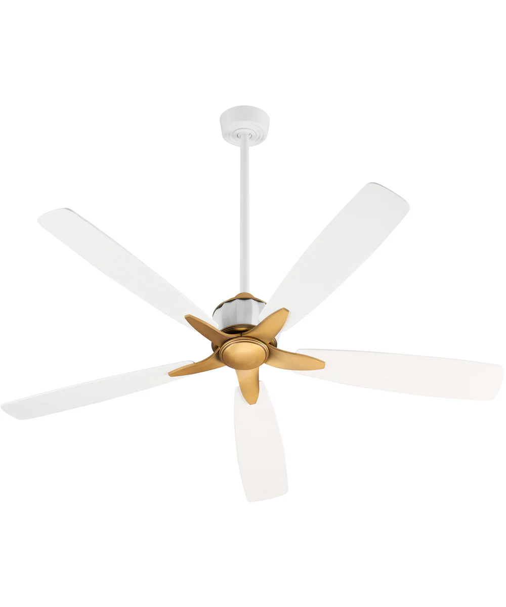 Ophelia Ceiling Fan Studio White|Brushed Brass - Image 5