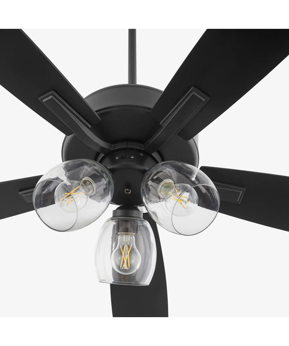 52" Ovation 3-light Ceiling Fan Matte Black - Image 5