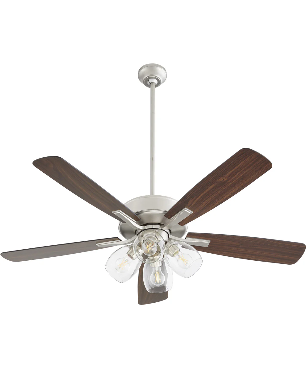 52" Ovation 4-light Ceiling Fan Satin Nickel - Image 3