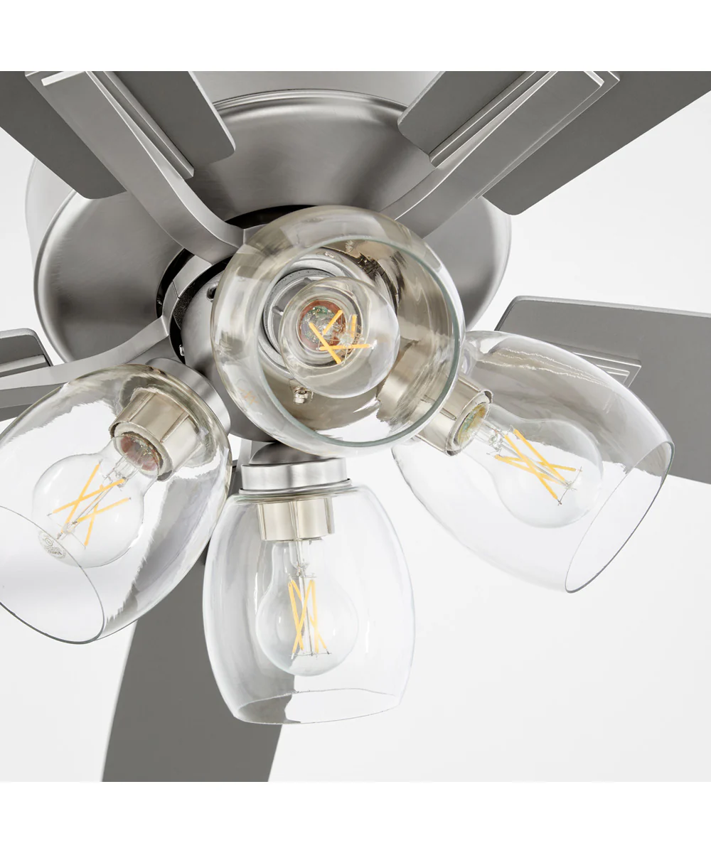 52" Ovation 4-light Ceiling Fan Satin Nickel - Image 4